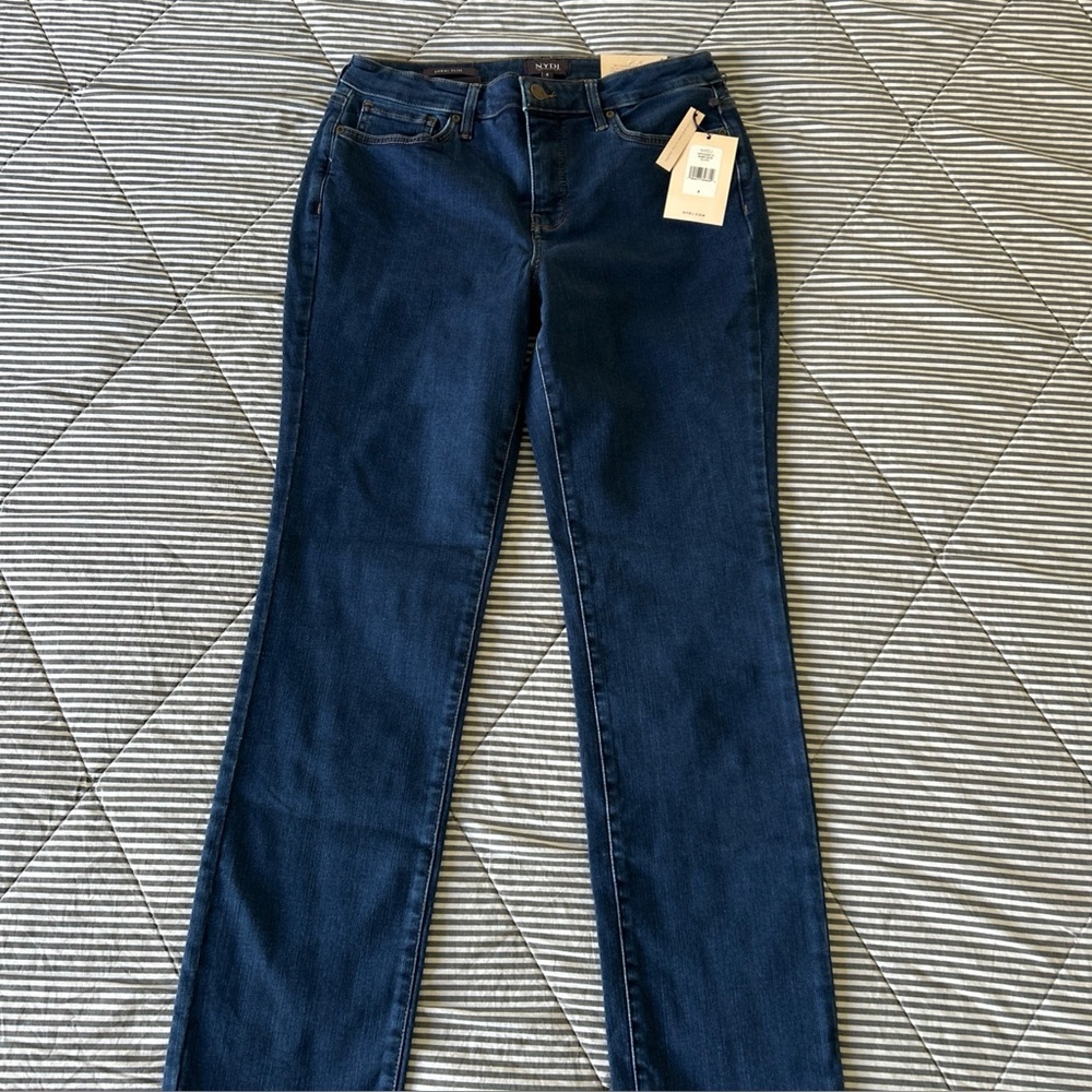 New Not Your Daughter's NYDJ Slim Jeans LiftxTuck Tech Med Wash